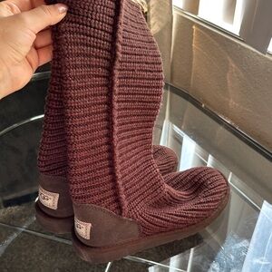 UGG Chocolate Knit Boots